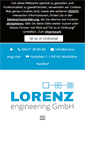 Mobile Screenshot of lorenz-eng.com